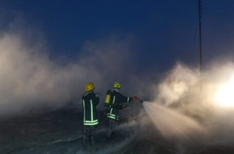 وفاتان إثر حريق مخازن في عمّان…….