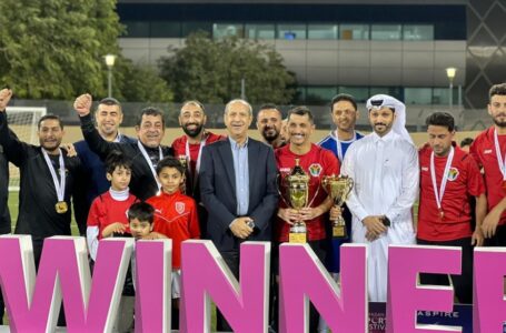فريق السفارة الأردنية في قطر يتوج ببطولة كرة القدم للسفارات￼