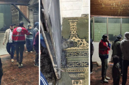 مستوطنون يحرقون مسجدا في قرية دوما جنوبي نابلس