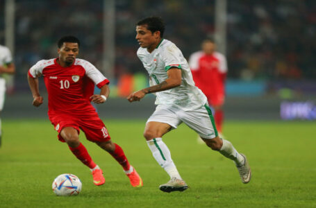 انتهاء مباراة افتتاح كأس الخليج بين العراق وعُمان بالتعادل بدون أهداف…
