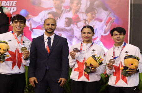 ميدالية ذهبية وبرونزيتان للأردن في بطولة آسيا للكراتيه￼