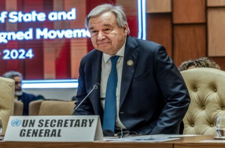 غوتيريش: الجميع يجب أن يعترف بحق الشعب الفلسطيني في بناء دولته￼