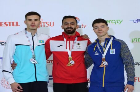 أبو السعود يُتوج بذهبية بطولة كأس التحدي العالمي للجمباز