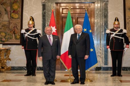 الملك يعقد لقاء مع الرئيس الإيطالي ويؤكد ضرورة وقف الكارثة الإنسانية في غزة