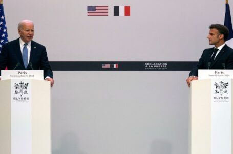 ماكرون وبايدن يؤكدان تضاعف جهودهما لتجنب انفجار الوضع بالشرق الأوسط