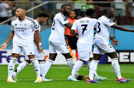 ريال مدريد يتوج بلقب كأس السوبر الأوروبية ومبابي يسجل باكورة أهدافه