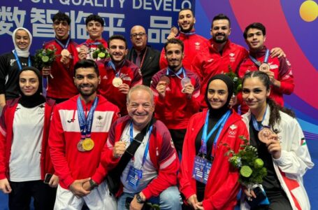 ذهبية وفضية و3 برونزيات حصيلة المنتخب الوطني في آسيا
