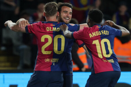 أولمو يهدي الفوز لبرشلونة وفارق 7 نقاط عن ريال مدريد