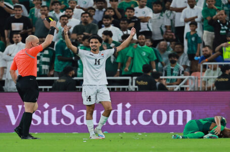 المخادمة يتألق في قيادة قمة السعودية والعراق ضمن ملحق كأس العالم